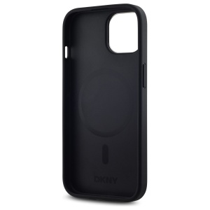 Husa pentru iPhone 15 Plus - DKNY Hardcase Plain Logo MagSafe (DKHMP15MPSCMCLK) - Black - Img 3