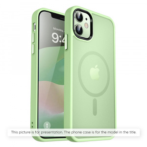Husa pentru iPhone 15 Plus - Techsuit HaloFrostÂ MagSafe Series - Light Green - Img 2
