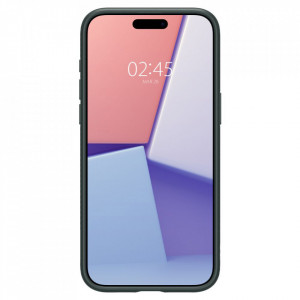 Husa pentru iPhone 15 Pro Max - Spigen Liquid Air - Abyss Green - Img 3