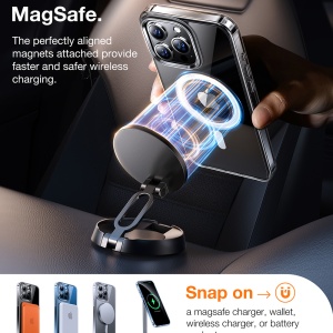Husa pentru iPhone 15 Pro - Torras Diamond MagSafe Series - Clear - Img 3