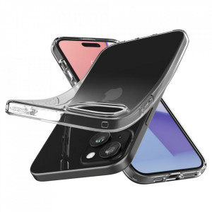 Husa pentru iPhone 15 - Spigen Liquid Crystal - Clear - Img 5