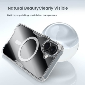 Husa pentru iPhone 16 - Nillkin Nature TPU Pro MagSafe Case - Blue - Img 5