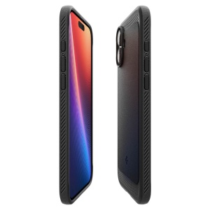 Husa pentru iPhone 16 Plus - Spigen Rugged Armor MagSafe - Matte Black - Img 5