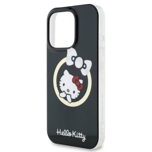Husa pentru iPhone 16 Pro - Hello Kitty Hardcase IML Fun Bow MagSafe (HKHMP16LHFLBK) - Black - Img 4
