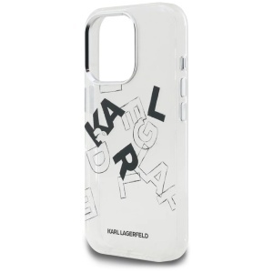 Husa pentru iPhone 16 Pro - Karl Lagerfeld IML Sketched Graphic Logo (KLHCP16LHMLGFCH) - Transparent - Img 6
