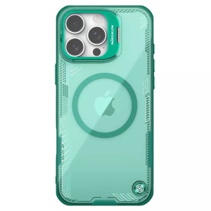 Husa pentru iPhone 16 Pro Max - Nillkin Iceblade Prop Magnetic (with Camera Cutout) - Green - Img 5