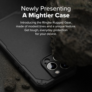 Husa pentru iPhone 16 Pro Max - Ringke Rugged Gear - Camo Black - Img 6