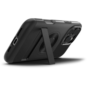 Husa pentru iPhone 16 Pro - Spigen Slim Armor MagSafe - Black - Img 2
