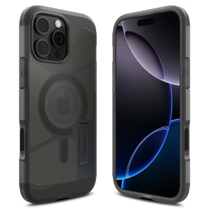 Husa pentru iPhone 16 Pro - Spigen Tough Armor MagSafe - Frost Black - Img 2