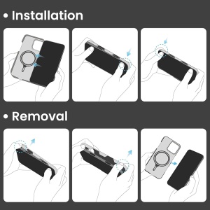 Husa pentru iPhone 16 Pro - Techsuit Aramid Fiber MagSafe - Black - Img 6