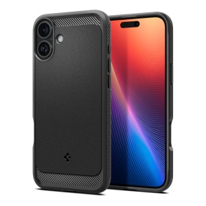 Husa pentru iPhone 16 - Spigen Rugged Armor MagSafe - Black - Img 2