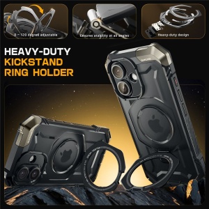 Husa pentru iPhone 16 - Supcase Unicorn Beetle Defender - Black - Img 6
