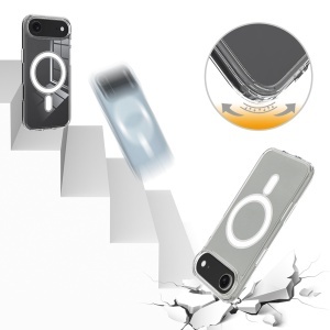 Husa pentru iPhone 17 Air - Techsuit MagSafe Pro - Transparent - Img 4