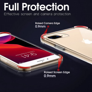 Husa pentru iPhone 7 Plus / iPhone 8 Plus - Techsuit Shockproof Clear Silicone - Clear - Img 5