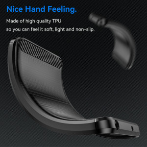 Husa pentru Motorola Edge 40 Neo - Techsuit Carbon Silicone - Black - Img 5