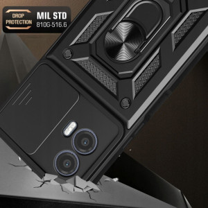 Husa pentru Motorola Moto G73 - Techsuit CamShield Series - Black - Img 4