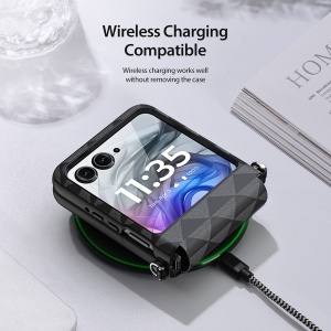 Husa pentru Motorola Razr 50 - Dux Ducis Fitt - Blue - Img 3