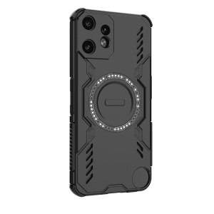 Husa pentru Nothing CMF Phone 2 Pro - Techsuit ArmorMag Case - Black - Img 3