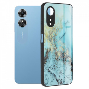 Husa pentru Oppo A17 - Techsuit Glaze Series - Blue Ocean