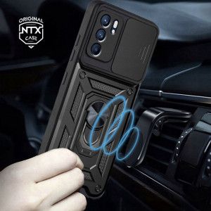 Husa pentru Oppo Reno6 5G - Techsuit CamShield Series - Black - Img 4
