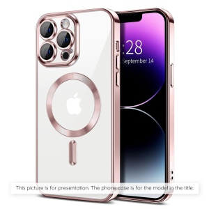 Husa pentru Samsung Galaxy A15 4G / A15 5G - Techsuit Luxury Crystal MagSafe - Pink - Img 2