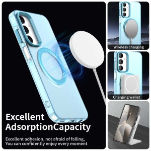 Husa pentru Samsung Galaxy A25 5G - Techsuit CandyCase MagSafe - Blue - Img 2