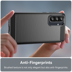 Husa pentru Samsung Galaxy A26 5G - Techsuit Carbon Silicone - Black - Img 5