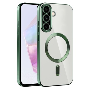 Husa pentru Samsung Galaxy A36 5G - Techsuit Luxury Crystal MagSafe - Deep Green