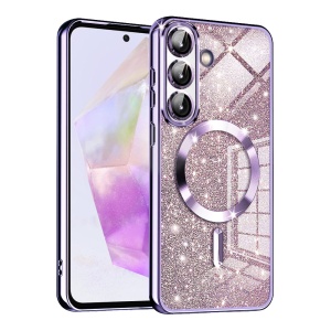 Husa pentru Samsung Galaxy A36 5G - Techsuit Luxury Glitter MagSafe - Light Purple