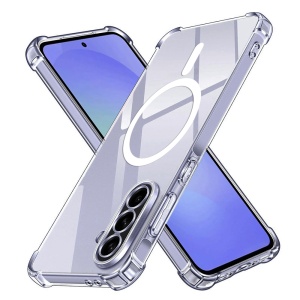 Husa pentru Samsung Galaxy A36 5G - Techsuit Shockproof Clear Silicone MagSafe - Clear - Img 1