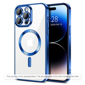Husa pentru Samsung Galaxy A55 5G - Techsuit Luxury Crystal MagSafe - Deep Blue - Img 2