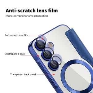 Husa pentru Samsung Galaxy A55 5G - Techsuit SmartMag Book Case - Blue - Img 4