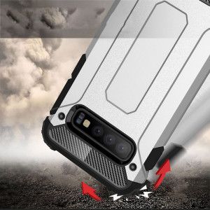 Husa pentru Samsung Galaxy S10 Plus - Techsuit Hybrid Armor - Black - Img 4