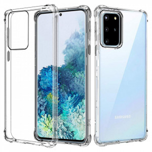 Husa pentru Samsung Galaxy S20 Plus 4G / S20 Plus 5G - Techsuit Shockproof Clear Silicone - Clear - Img 1