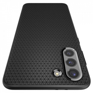 Husa pentru Samsung Galaxy S21 5G - Spigen Liquid Air - Matte Black - Img 8