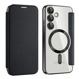 Husa pentru Samsung Galaxy S23 FE - Techsuit SmartMag Book Case - Black - Img 2