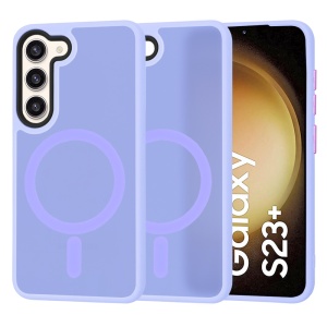 Husa pentru Samsung Galaxy S23 Plus - Techsuit HaloFrostÂ MagSafe Series - Light Purple - Img 1