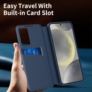 Husa pentru Samsung Galaxy S23 Plus - Techsuit SmartView Series - Blue - Img 6