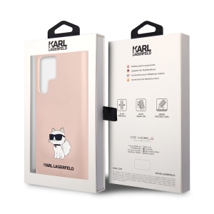 Husa pentru Samsung Galaxy S23 Ultra - Karl Lagerfeld Silicone (KLHCS23LSNCHBCP) - Pink Choupette - Img 7