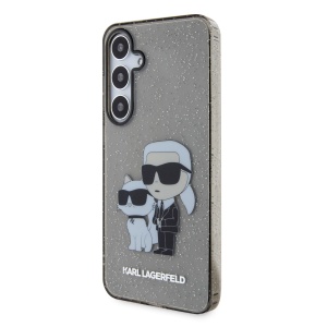 Husa pentru Samsung Galaxy S24 Plus - Karl Lagerfeld Hardcase Glitter (KLHCS24MHNKCTGK) - Karl&Choupette - Img 5