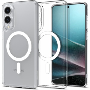 Husa pentru Samsung Galaxy S25 Edge - Spigen Ultra Hybrid MagSafe - Clear / White - Img 1