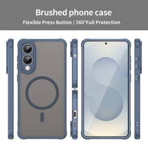 Husa pentru Samsung Galaxy S25 Edge - Techsuit HaloFrost II MagSafe - Navy Blue - Img 3