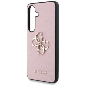Husa pentru Samsung Galaxy S25 Plus - Guess Hardcase 4G Grained Big and Classic Logo (GUHCS25MPGT4MBP) - Pink - Img 2