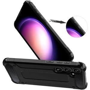Husa pentru Samsung Galaxy S25 Plus - Techsuit Hybrid Armor - Black - Img 5