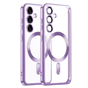 Husa pentru Samsung Galaxy S25 - Techsuit Luxury Crystal MagSafe - Light Purple