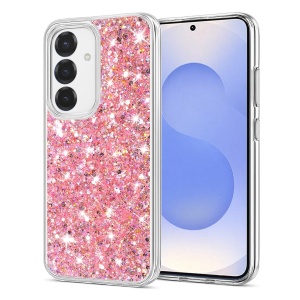 Husa pentru Samsung Galaxy S25 - Techsuit Sparkly Glitter - Pink - Img 1