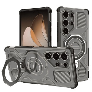 Husa pentru Samsung Galaxy S25 Ultra - Techsuit Carbon Shield PRO - Smoke Black