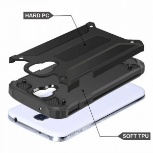 Husa pentru Samsung Galaxy S4 i9500 - Techsuit Hybrid Armor - Black - Img 3