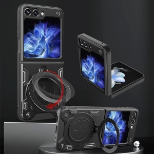 Husa pentru Samsung Galaxy Z Flip5 - Techsuit CamGuard Pro - Blue - Img 3