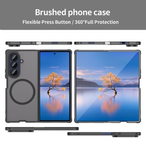 Husa pentru Samsung Galaxy Z Fold7 - Techsuit HaloFrost II MagSafe - Black - Img 5